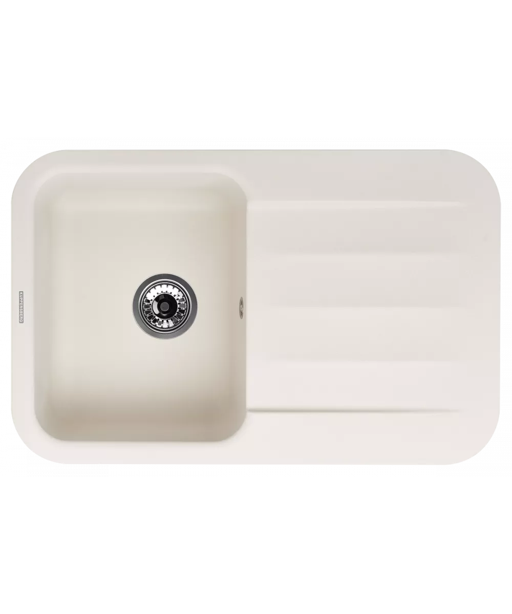 Kitchen sink LIRA 1B1D WHITE