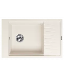 Kitchen sink MILA 1B1D WHITE
