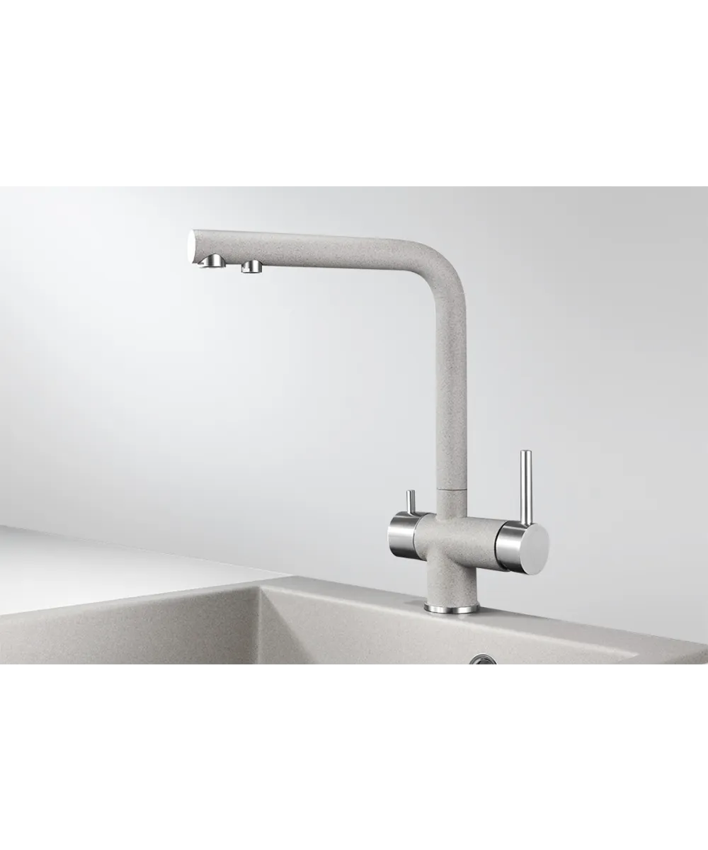 Mixer tap NERO ROCK
