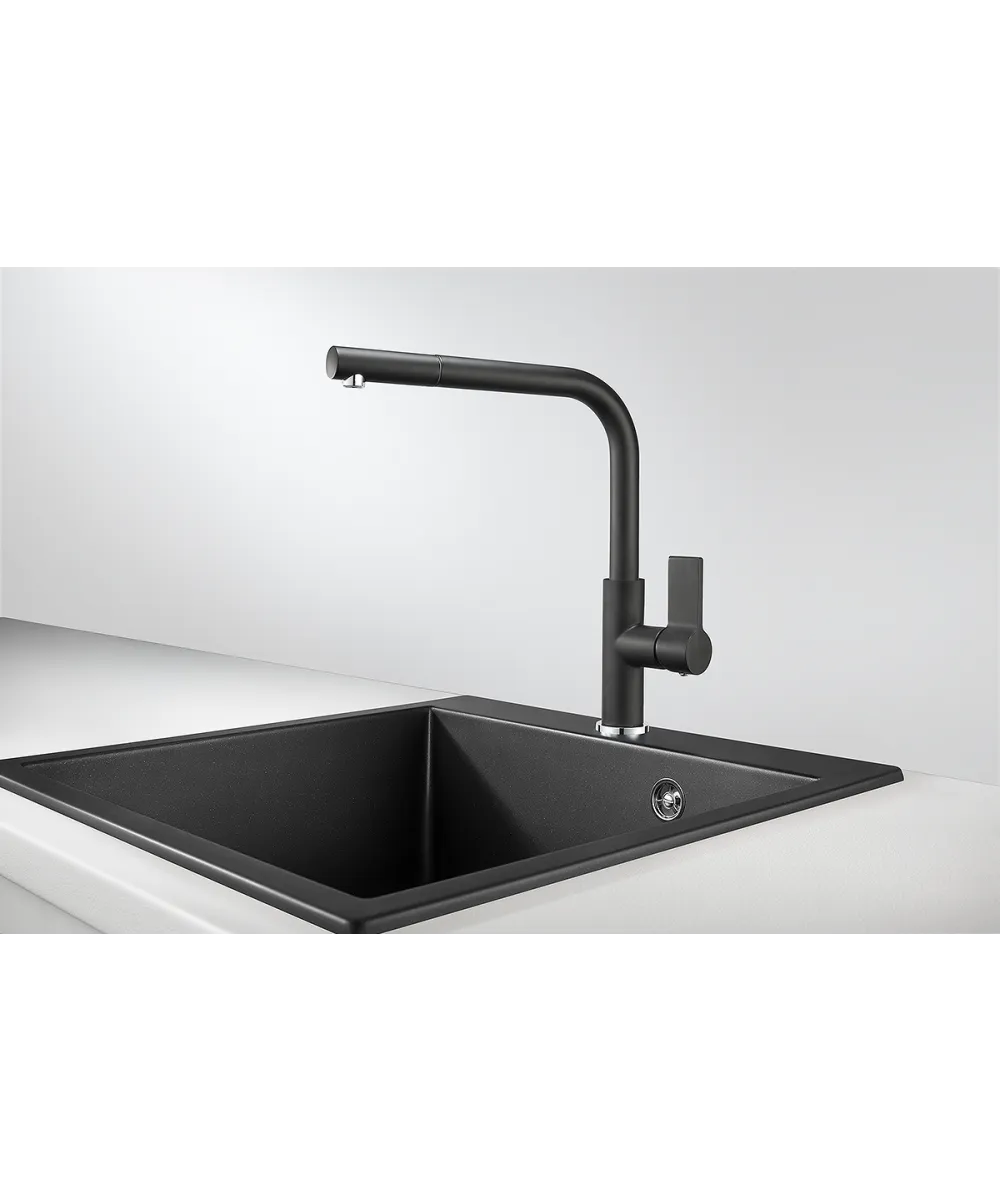 Mixer tap KYRTOS DEEP BLACK