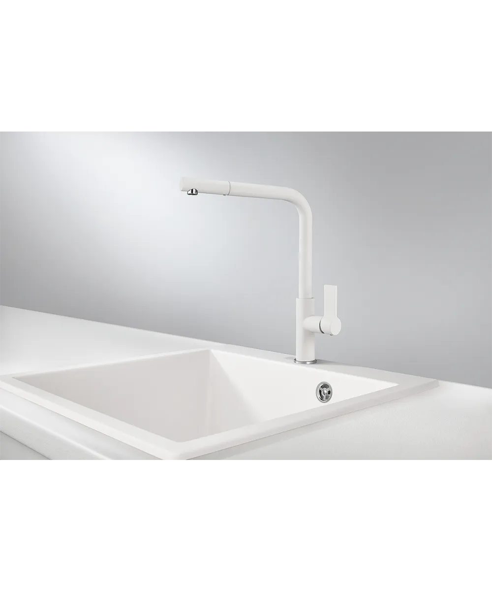 Mixer tap KYRTOS WHITE